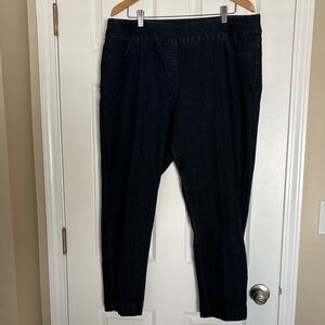 Slimsation By Multiples Navy Blue Jeggings